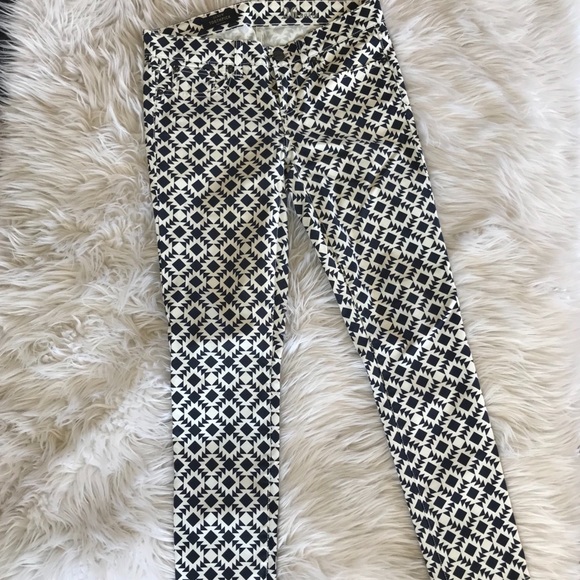 J. Crew Geometric Print Toothpick Ankle Jeans - Picture 6 of 8